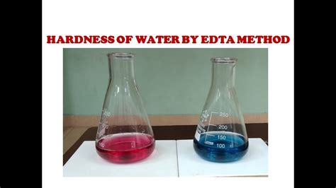 hardness of water procedure